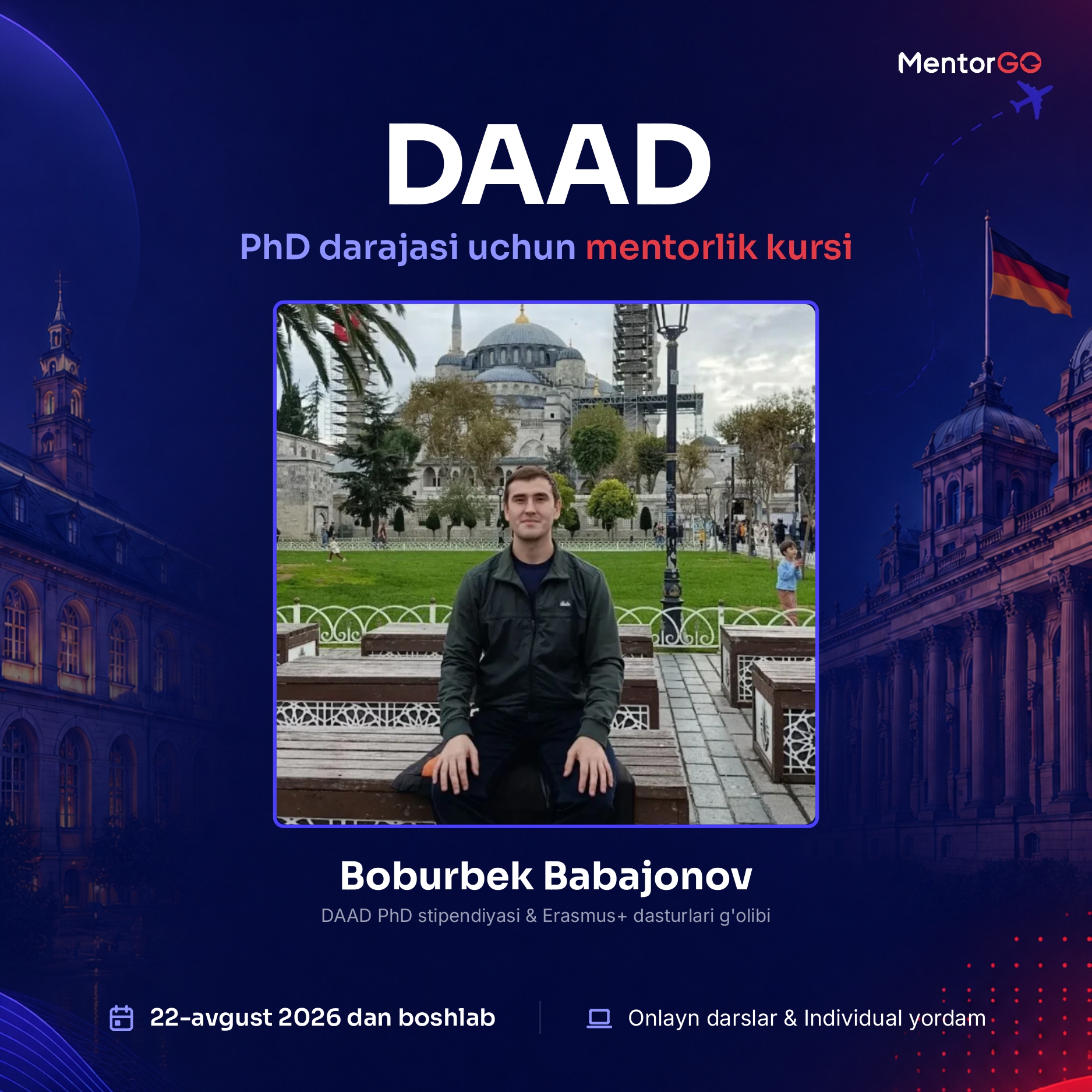 PhD darajasi uchun DAAD mentorlik kursi 2027
